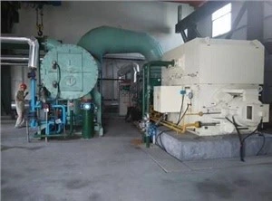 Turbină cu abur cu condensare de 3MW și generator